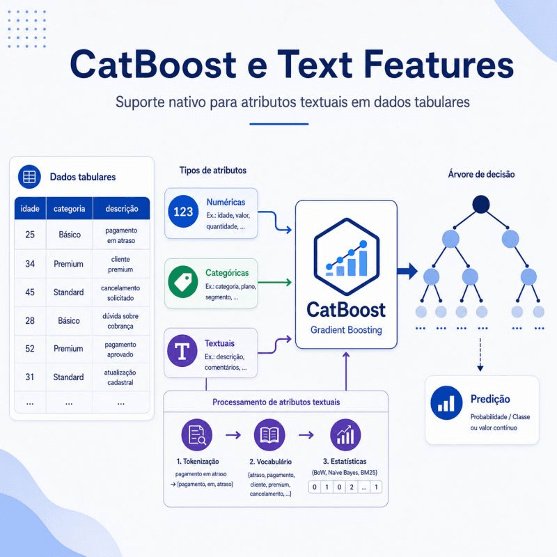 CatBoost e Text Features: suporte nativo para atributos textuais